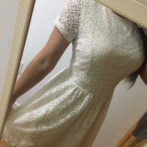 Lace skater dress
